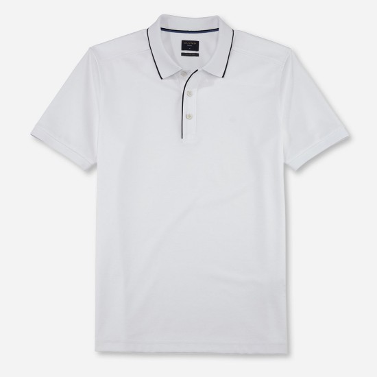 OLYMP POLO CASUAL ACTIVE DRY ΛΕΥΚΟ