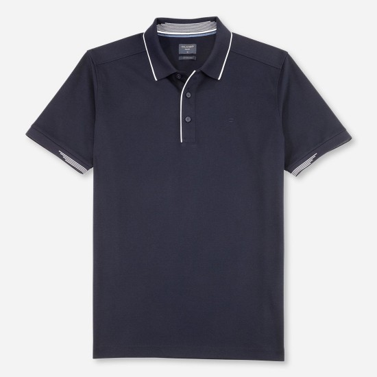 OLYMP POLO CASUAL ACTIVE DRY ΜΠΛΕ