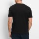 OLYMP T-SHIRT ΛΙΝΟ REGULAR FIT ΜΑΥΡΟ