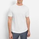 OLYMP T-SHIRT ΛΙΝΟ REGULAR FIT ΕΚΡΟΥ