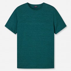 OLYMP T-SHIRT ΛΙΝΟ REGULAR FIT ΠΕΤΡΟΛ