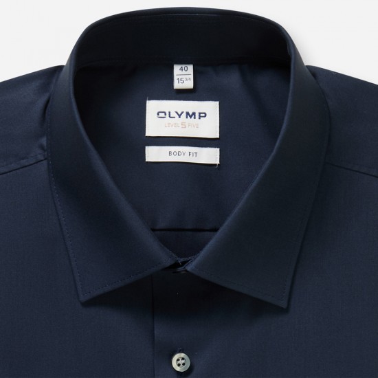 OLYMP ΠΟΥΚΑΜΙΣΟ BODY FIT STRETCH ΜΠΛΕ