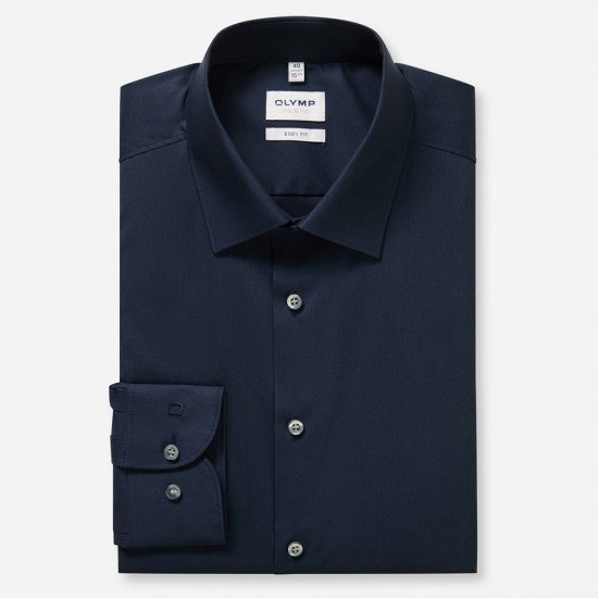 OLYMP ΠΟΥΚΑΜΙΣΟ BODY FIT STRETCH ΜΠΛΕ