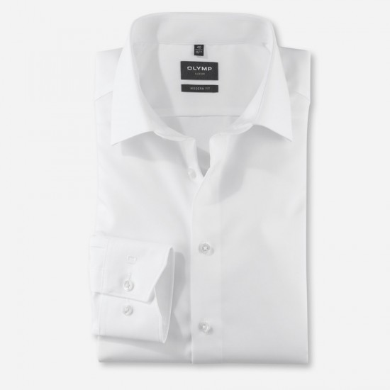 OLYMP ΠΟΥΚΑΜΙΣΟ MODERN FIT NON IRON ΛΕΥΚΟ