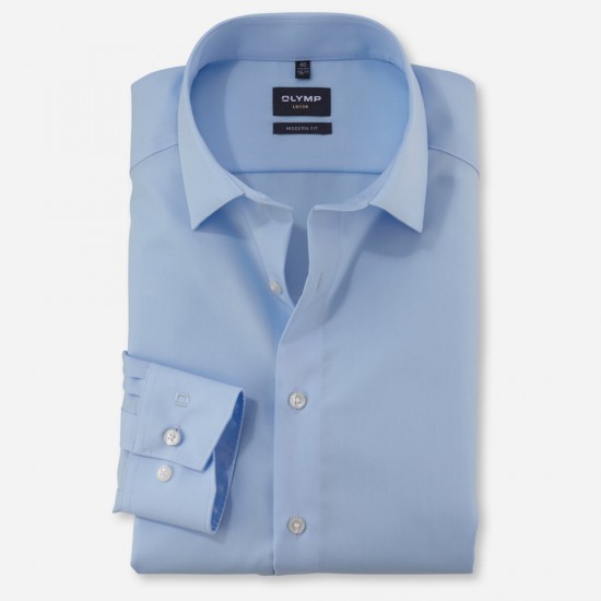 OLYMP ΠΟΥΚΑΜΙΣΟ MODERN FIT NON IRON ΣΙΕΛ