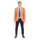 Reporter σακάκι slim fit Λινό μουσταρδί Reporter σακάκι slim fit Λινό μουσταρδί