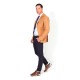 Reporter σακάκι slim fit Λινό μουσταρδί Reporter σακάκι slim fit Λινό μουσταρδί